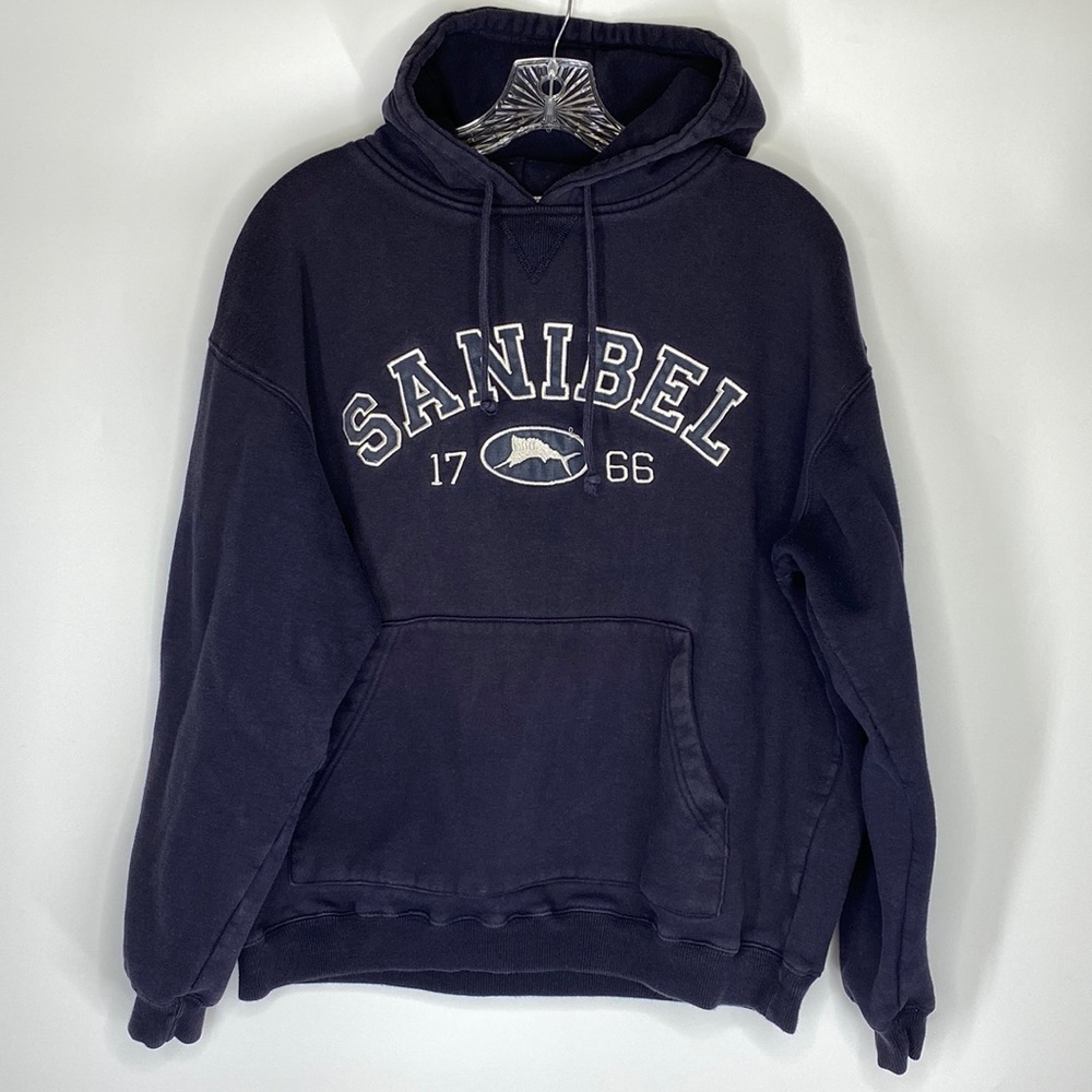 Blackwater Bay Sanibel Island Hooded Sweatshirt Size Medium